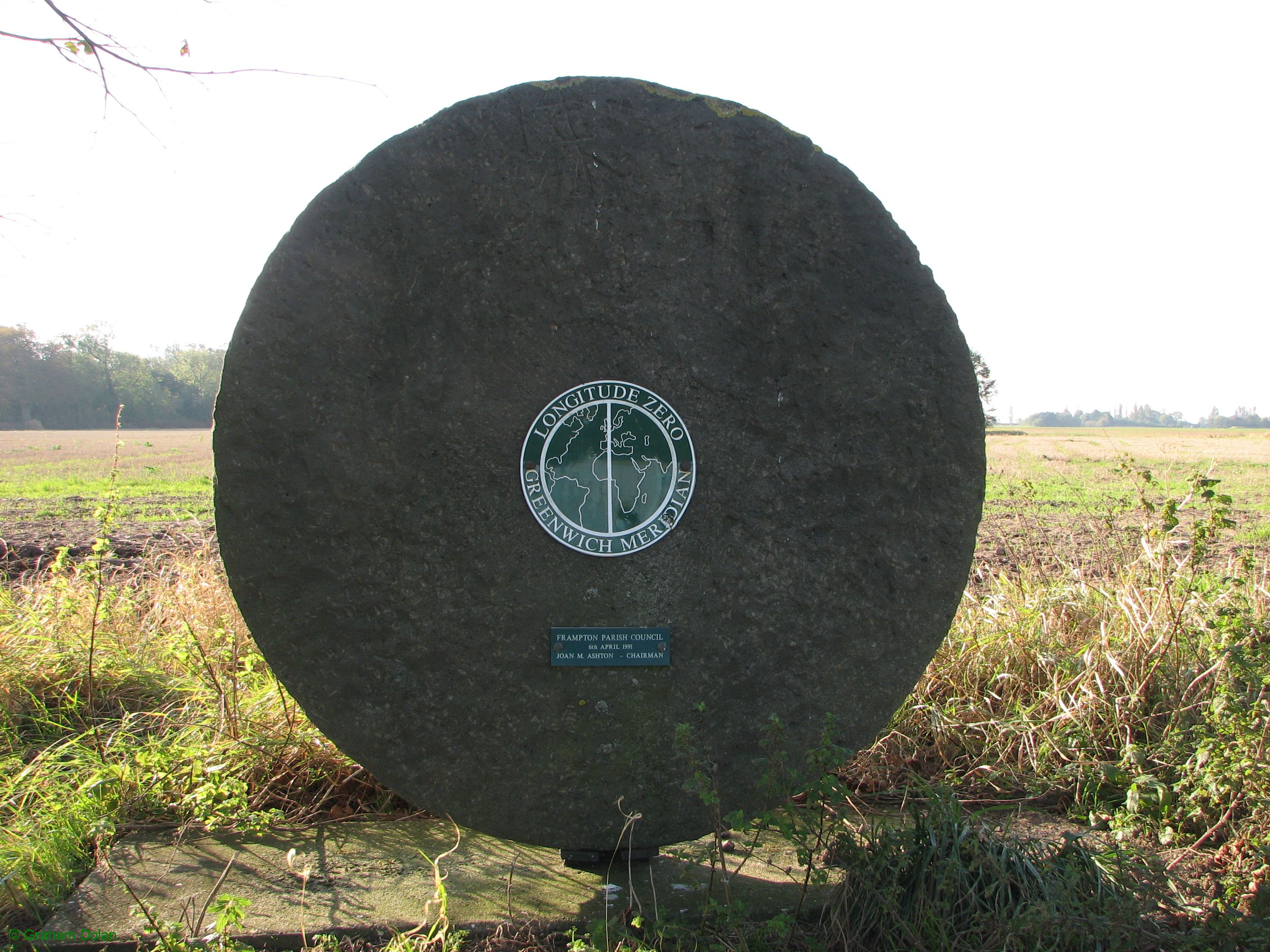 Greenwich Meridian Marker; England; Lincolnshire; Frampton Marsh